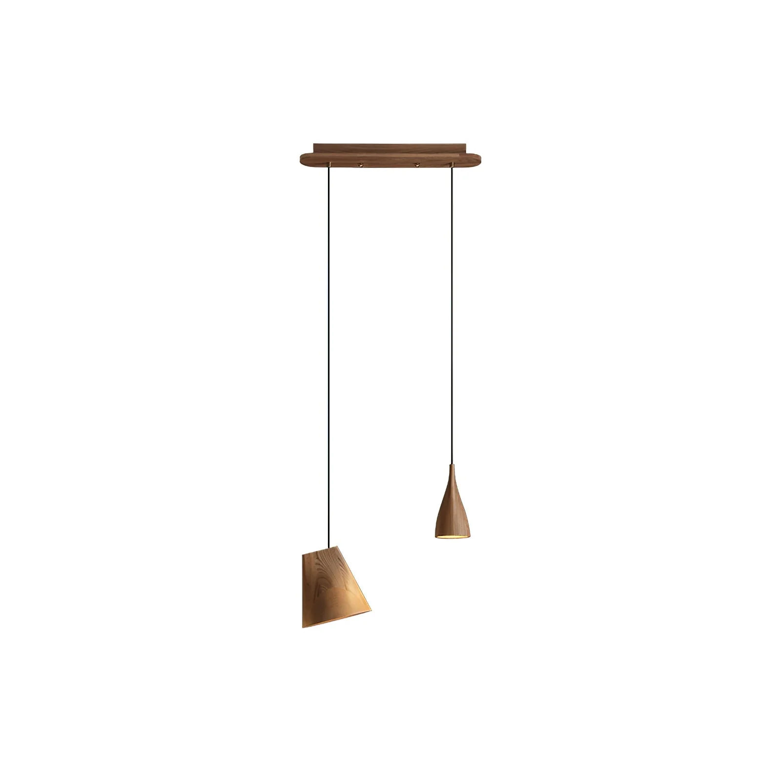 Ivarara Asymmetrical Wood Pendant Light - Image 39