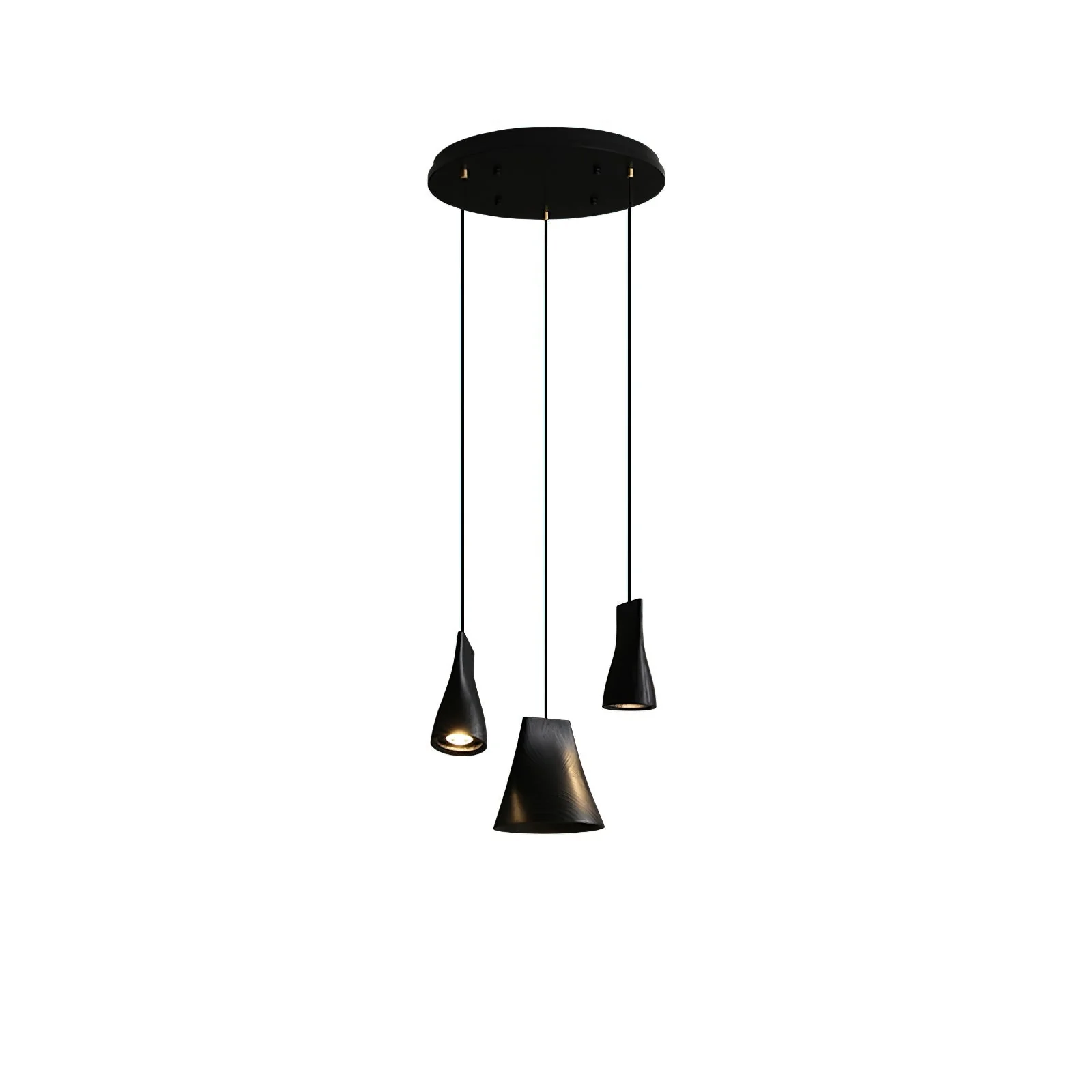 Ivarara Asymmetrical Wood Pendant Light - Image 45