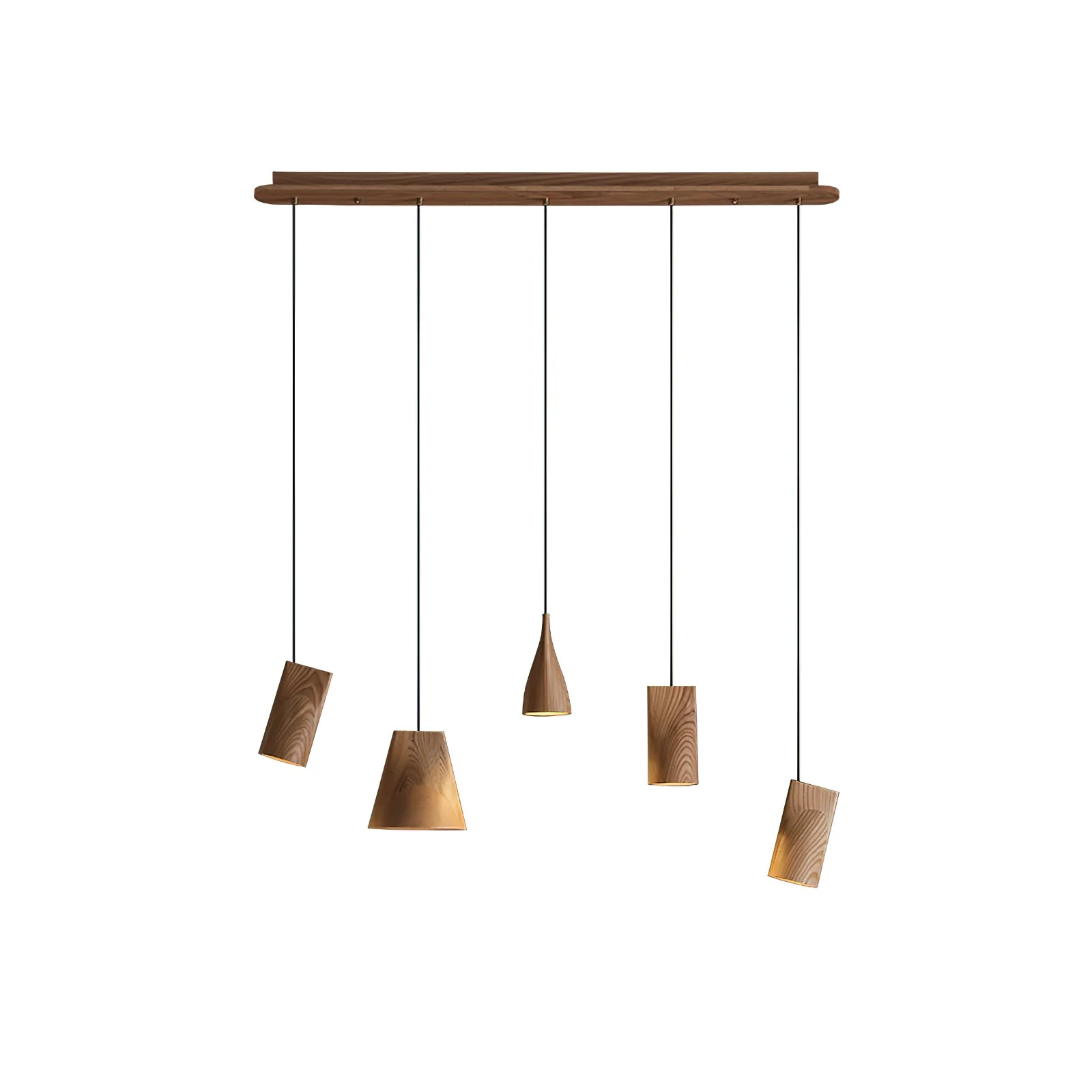 Ivarara Asymmetrical Wood Pendant Light - Image 50