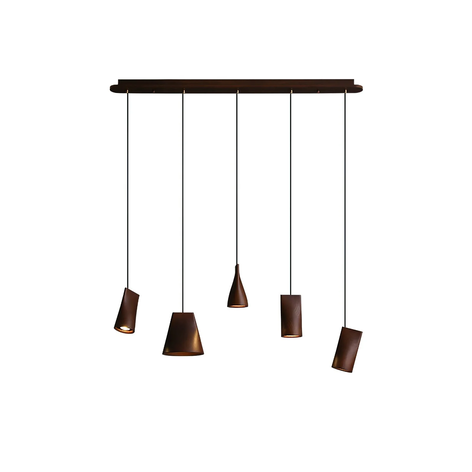 Ivarara Asymmetrical Wood Pendant Light - Image 51