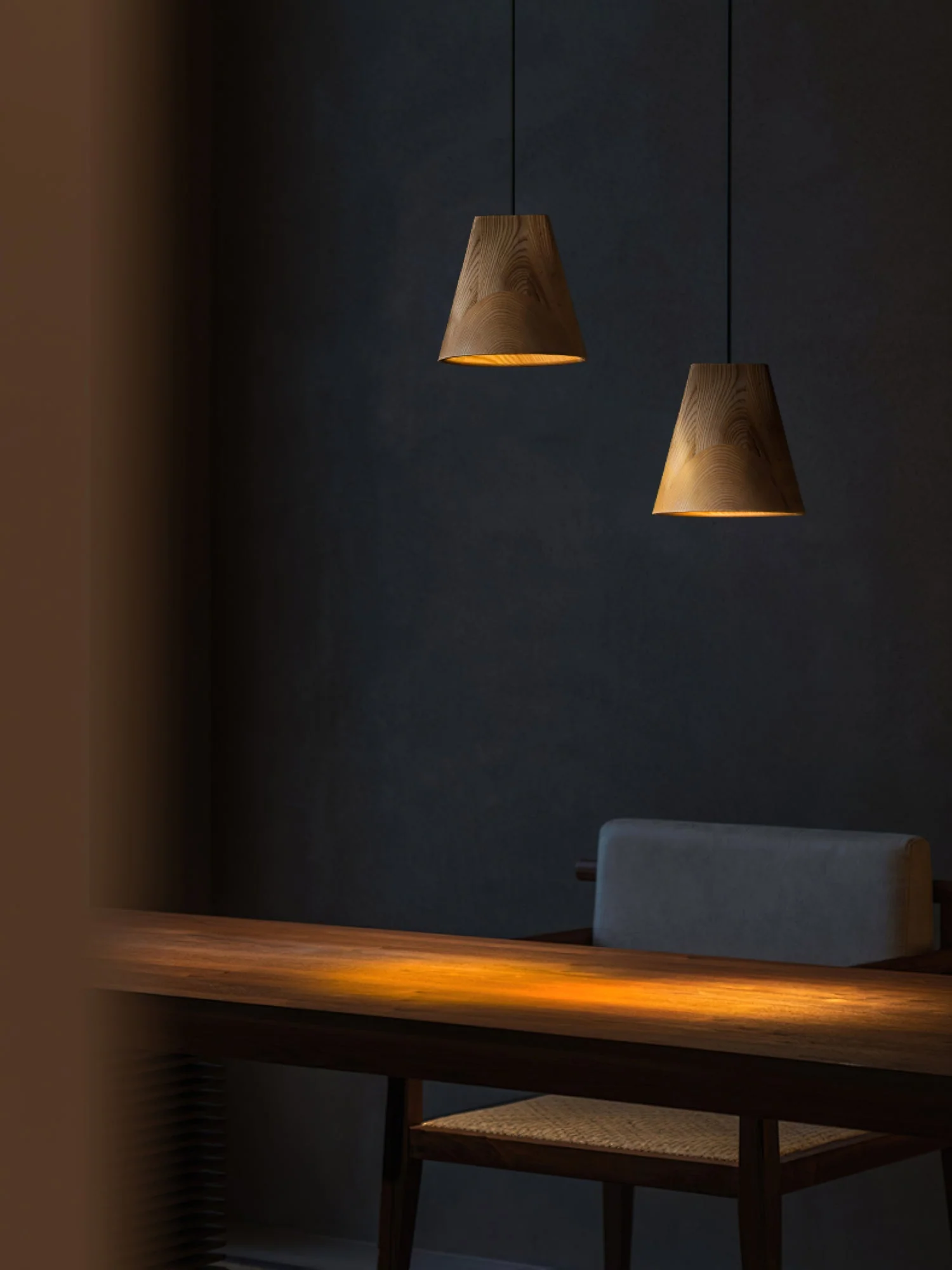 Ivarara Asymmetrical Wood Pendant Light - Image 58