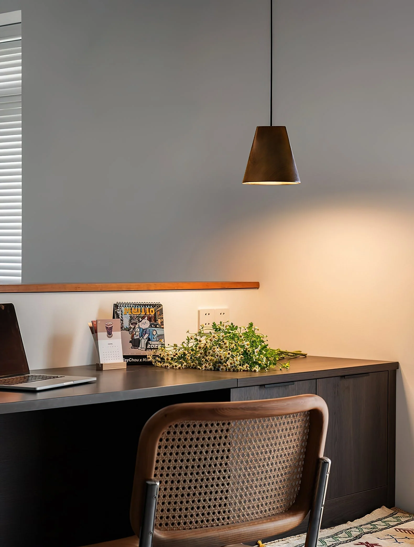 Ivarara Asymmetrical Wood Pendant Light - Image 68