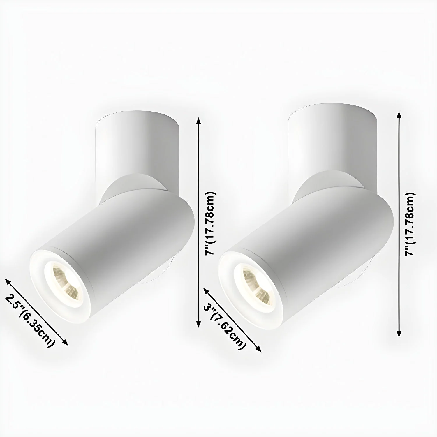 Ivinir Modern Minimalist Pivot Surface Downlight Ceiling lamp - Image 11