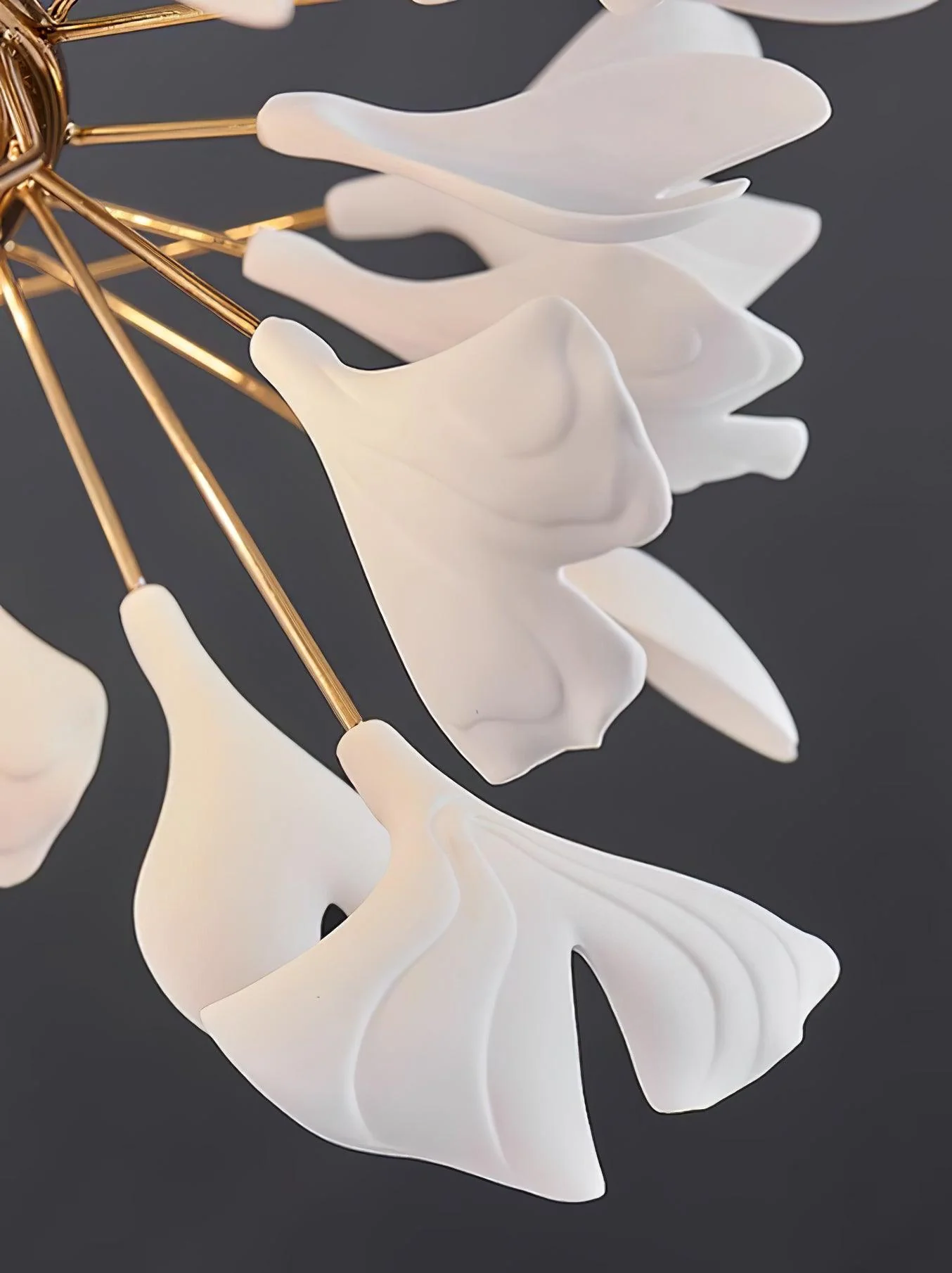 Ivmarel Gingko Long Branch Ceramics Chandelier - Image 11