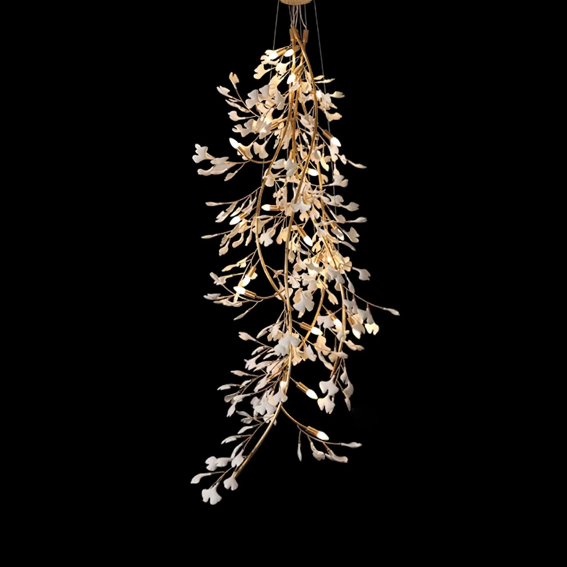 Ivmarel Gingko Long Branch Ceramics Chandelier - Image 12