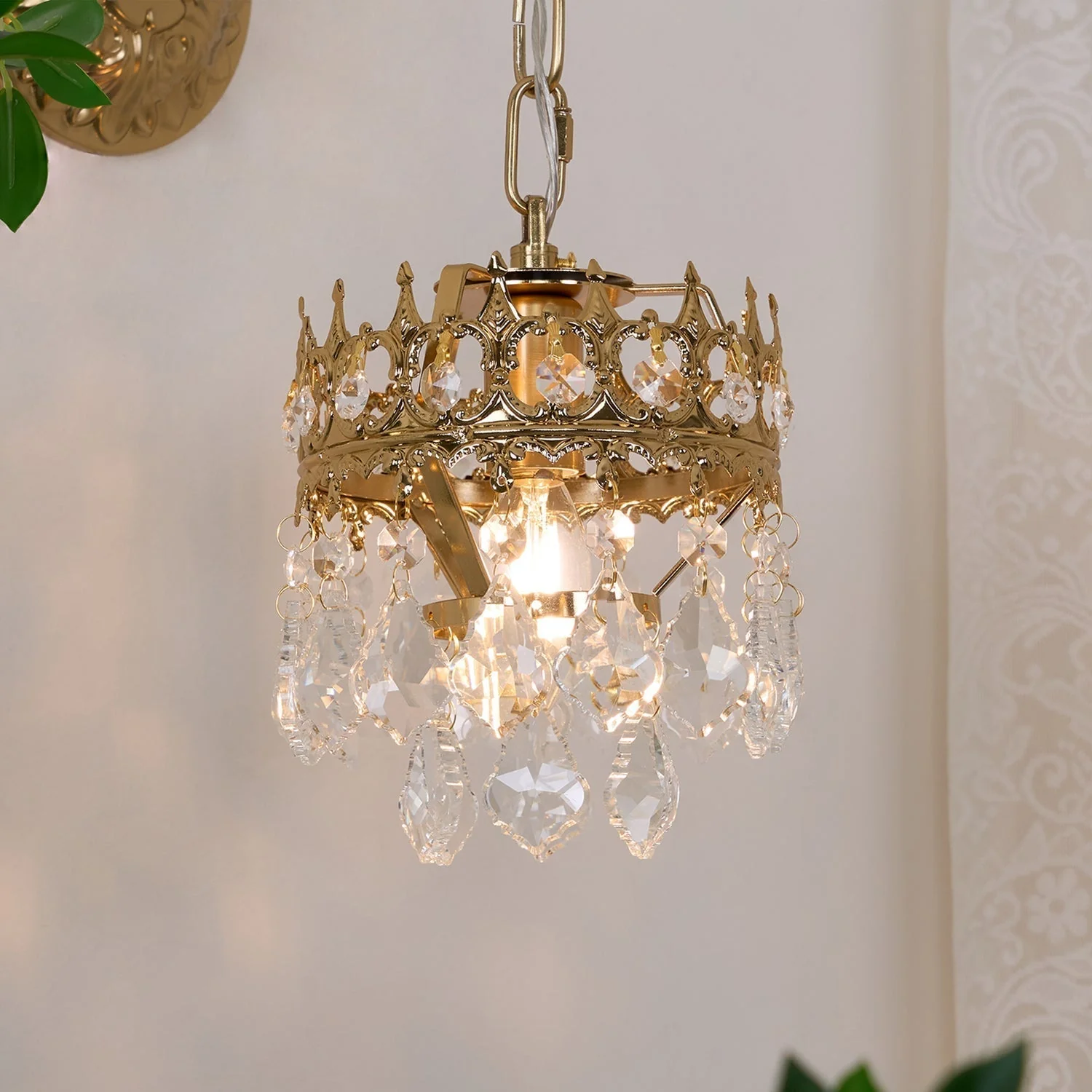 Ivmarila Nordic Art Crown Crystal Sconce Wall lamp - Image 70