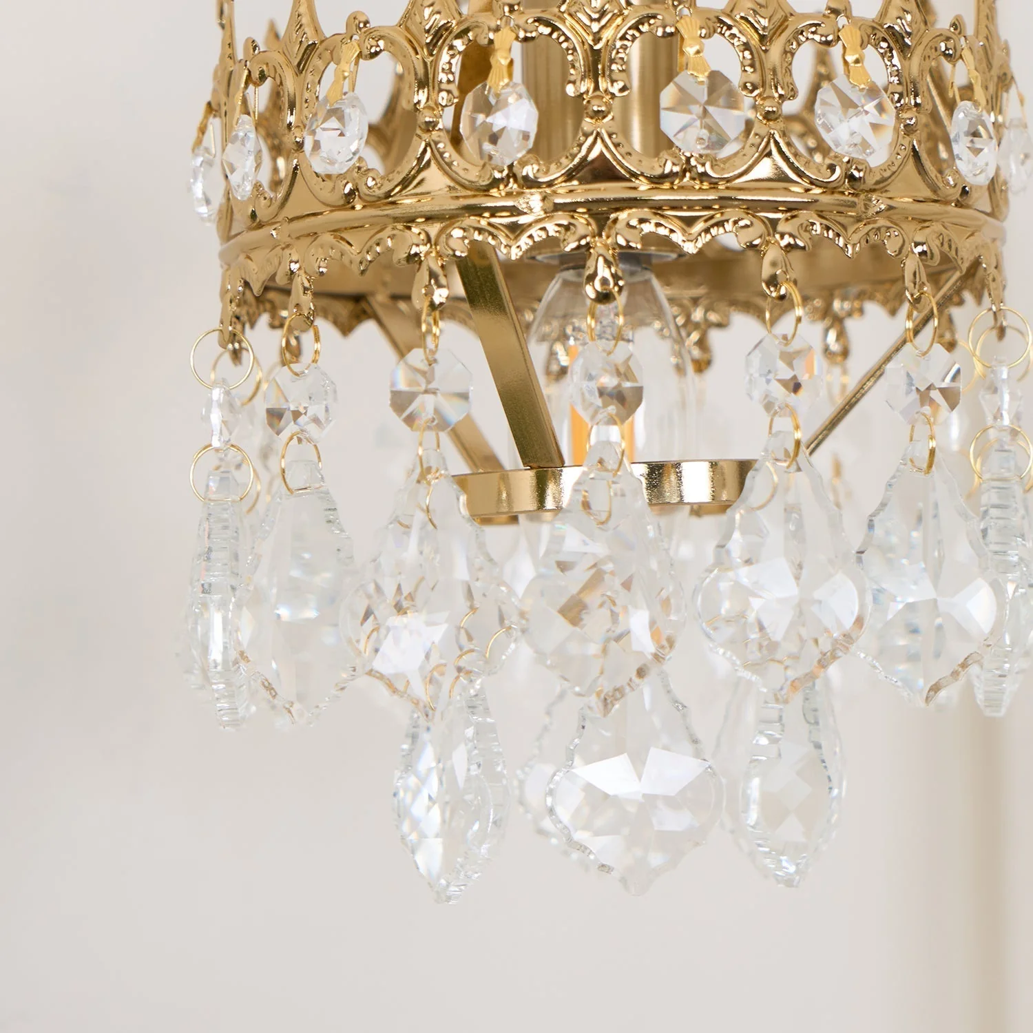 Ivmarila Nordic Art Crown Crystal Sconce Wall lamp - Image 74