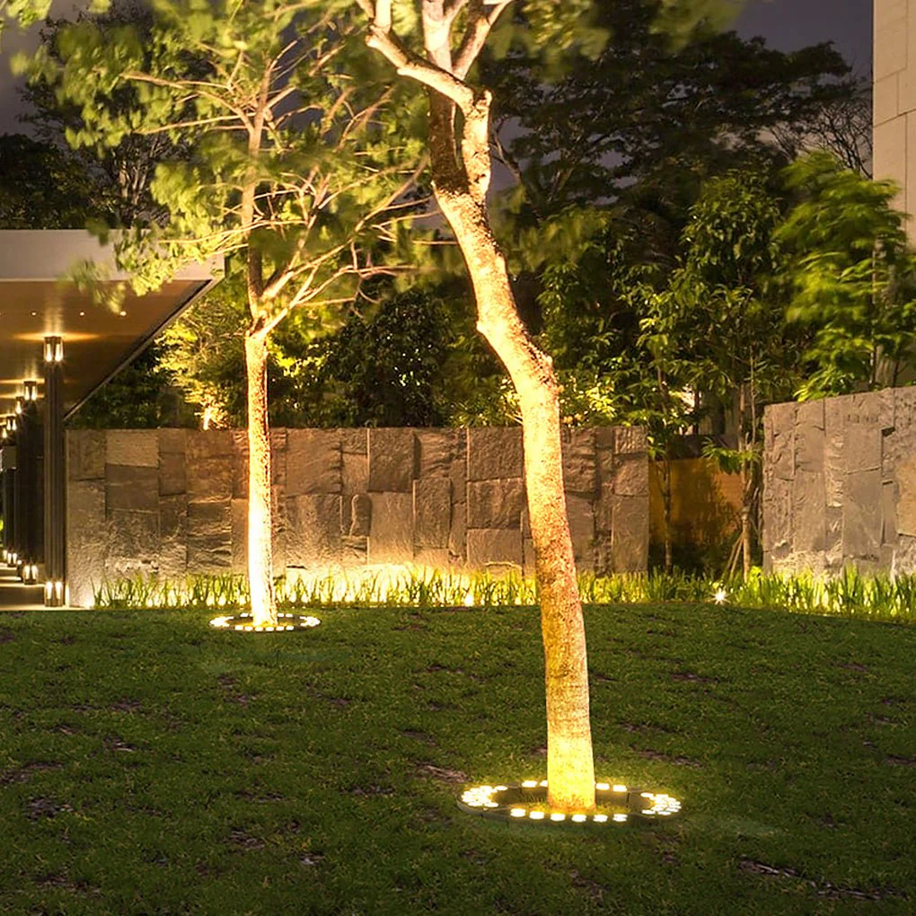 Ivor Solid Landscape Upwards Glass Outdoor Tree-Mounted Light - Image 18