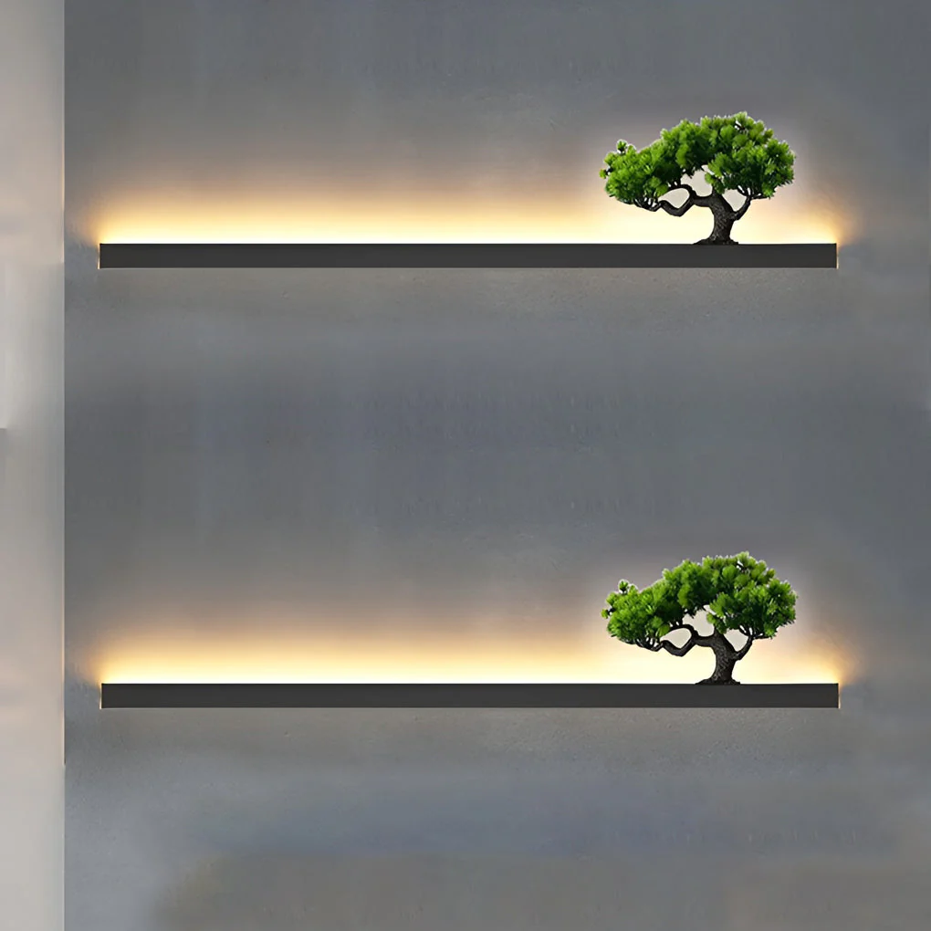 Ivory Landscape Modern Steel Outdoor Sconces Wall Lights - Image 3