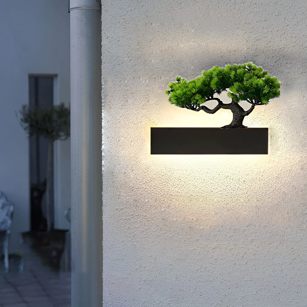 Ivory Landscape Modern Steel Outdoor Sconces Wall Lights - Image 4