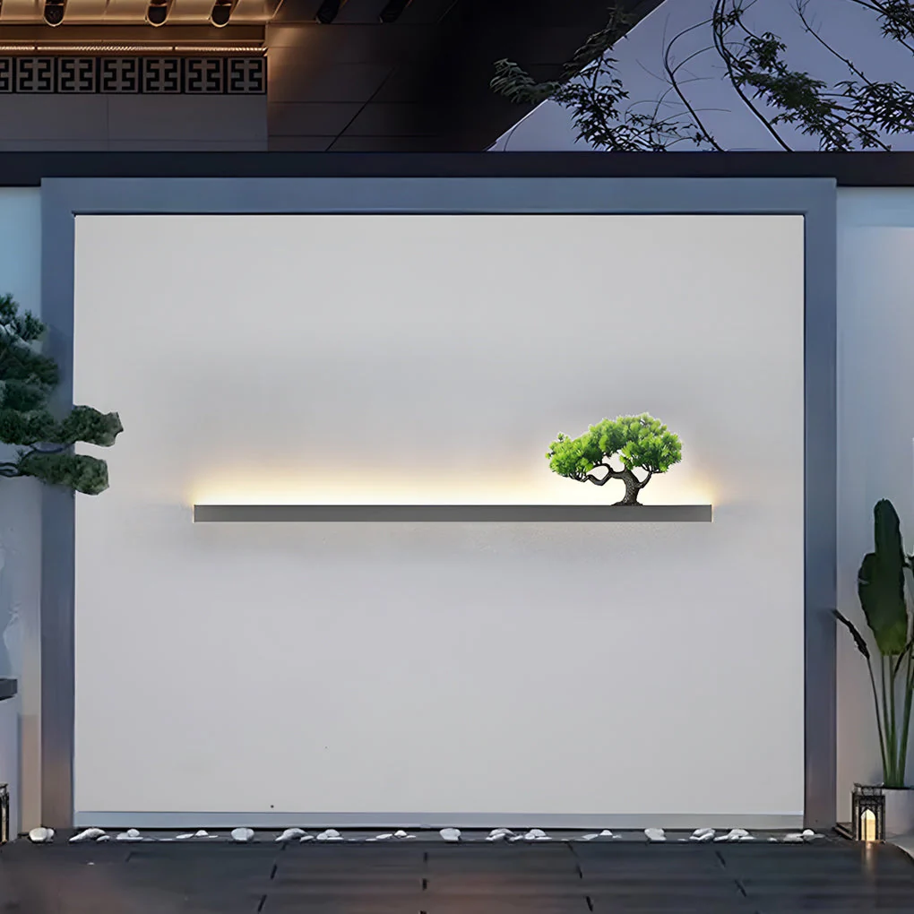 Ivory Landscape Modern Steel Outdoor Sconces Wall Lights - Image 5