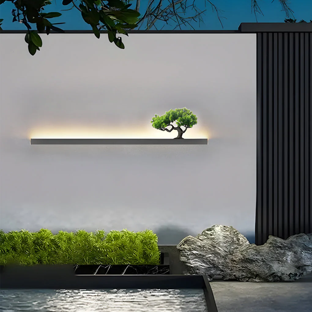 Ivory Landscape Modern Steel Outdoor Sconces Wall Lights - Image 7