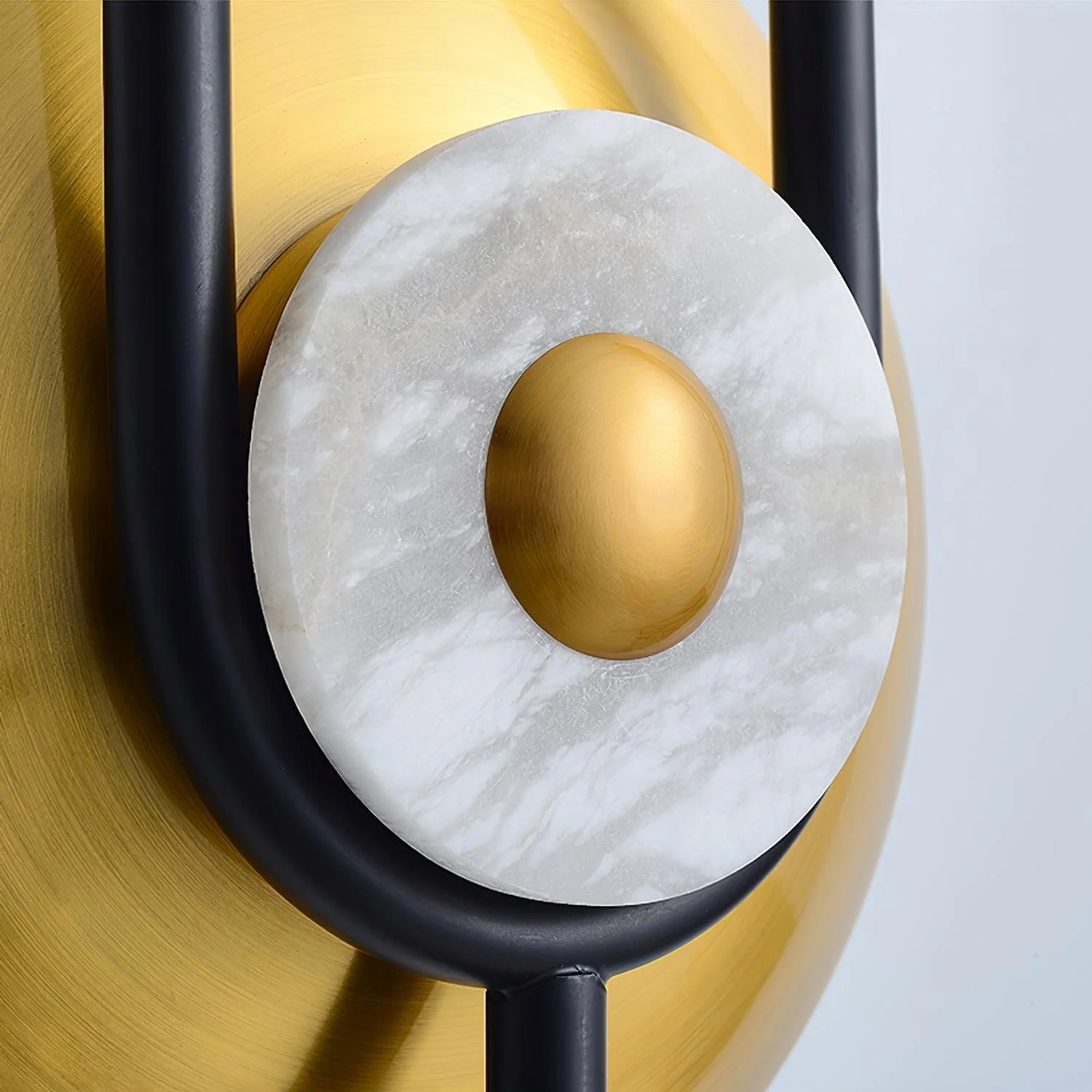 Ivory Modern Minimalist Ring Marble Wall Light - Image 14