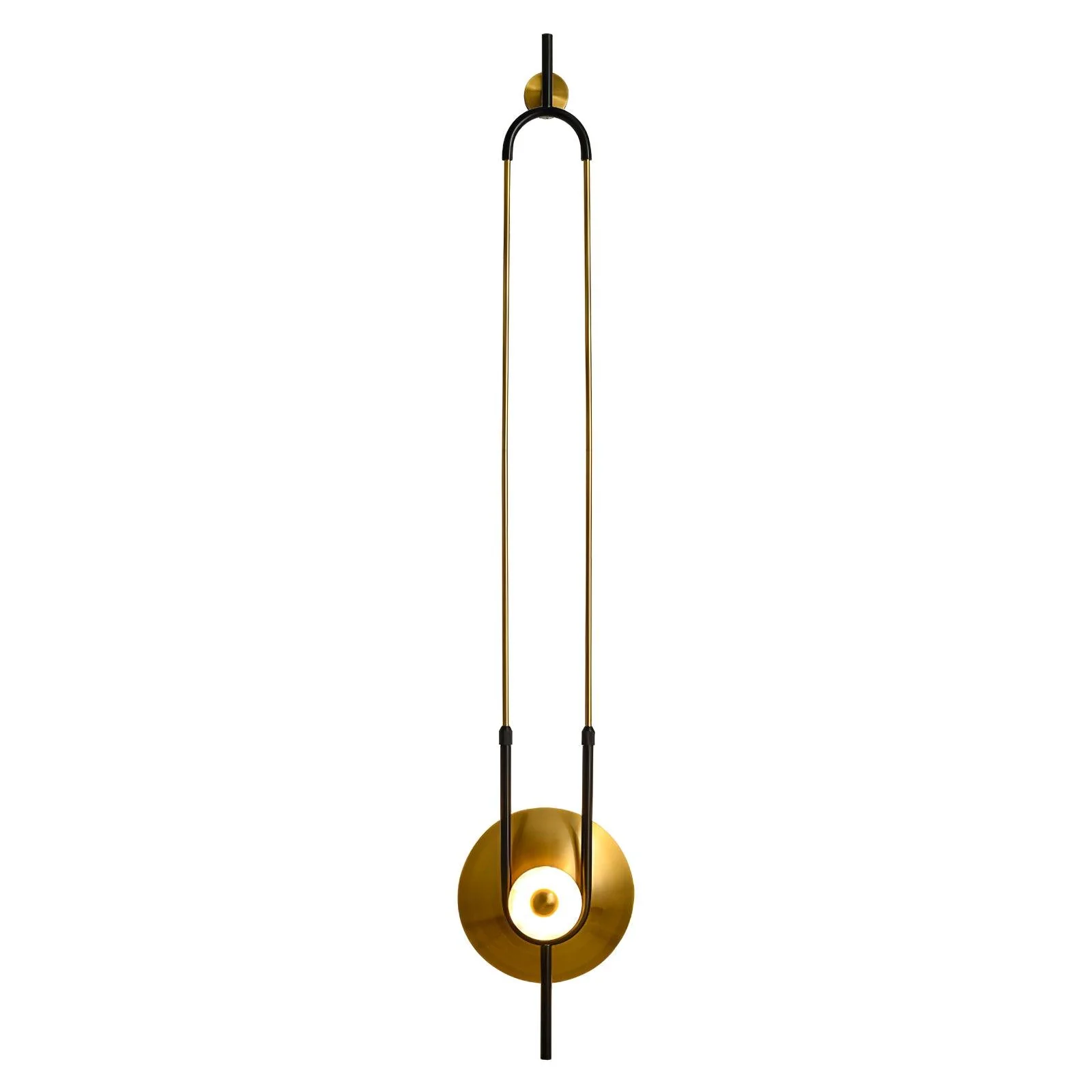 Ivory Modern Minimalist Ring Marble Wall Light - Image 17