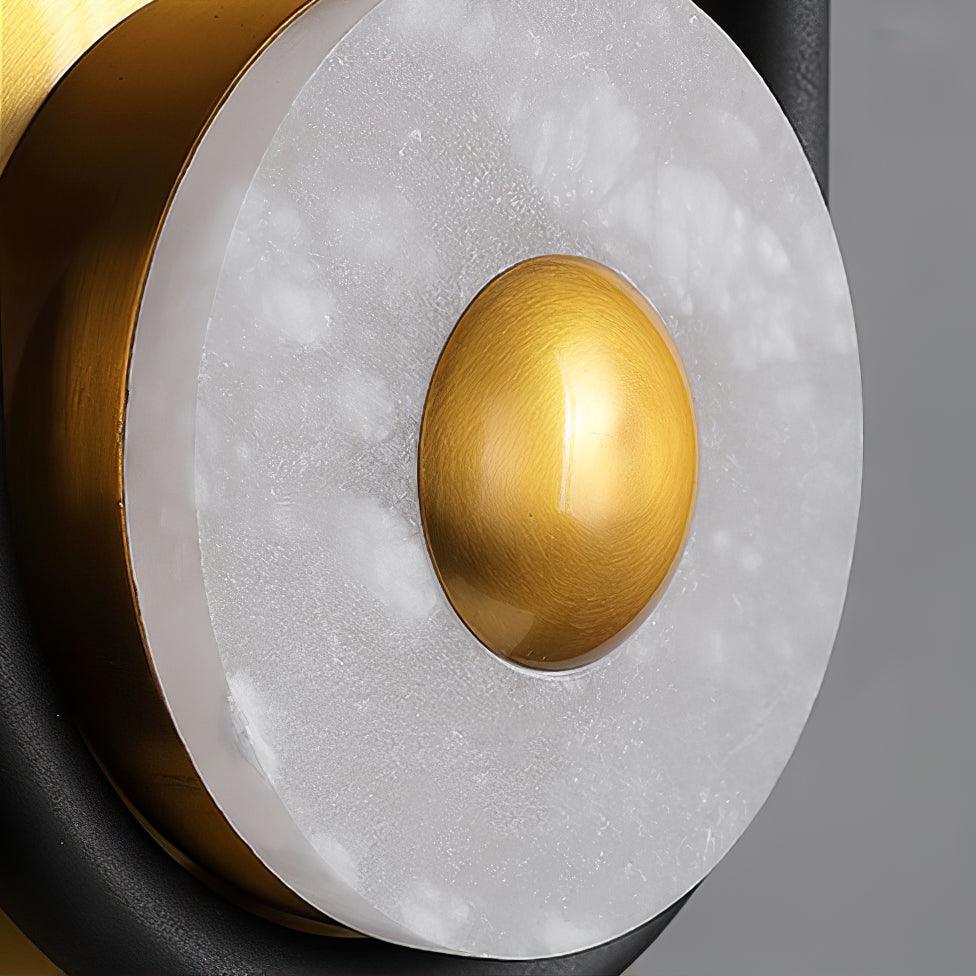 Ivory Modern Minimalist Ring Marble Wall Light - Image 23