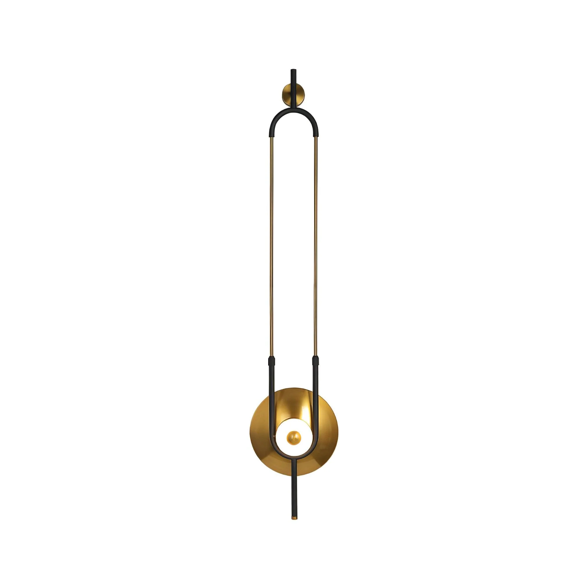Ivory Modern Minimalist Ring Marble Wall Light - Image 6