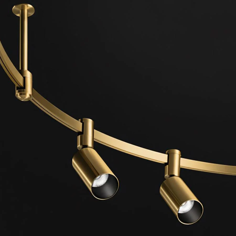 Ivrinir Ringed Brass Pendant Lamp - Image 5