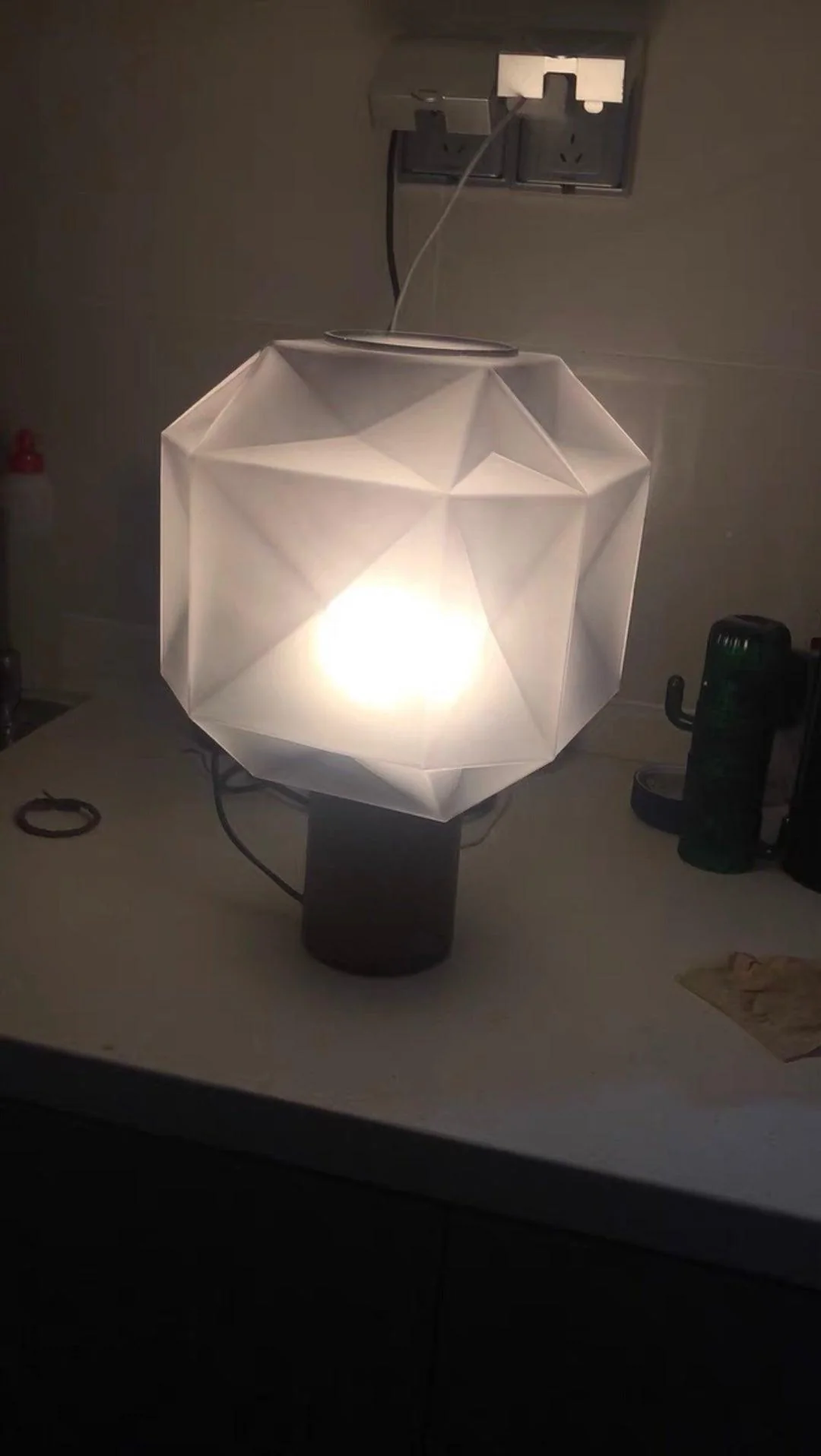 Ivsileth Premium Nordic Art Glass Table Lamp - Image 6
