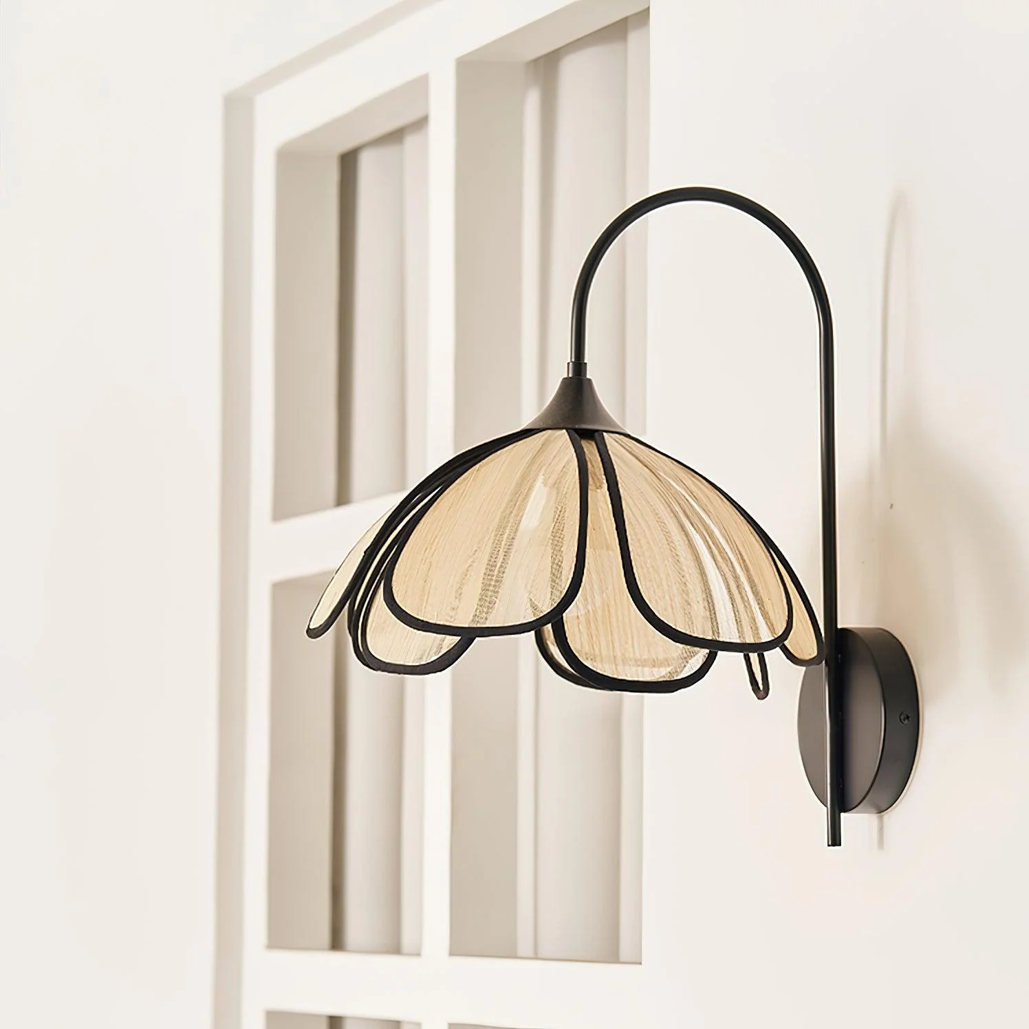 Ivsiliel Natural Burnt Petal Wall Lamp - Image 18
