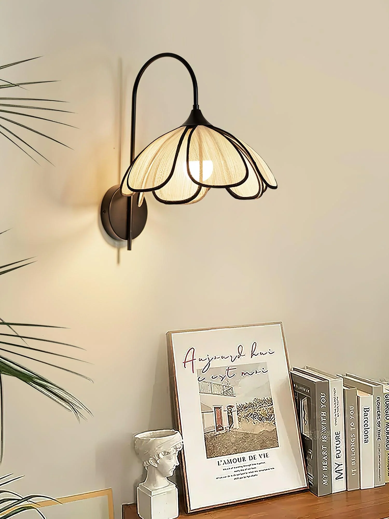 Ivsiliel Natural Burnt Petal Wall Lamp - Image 21