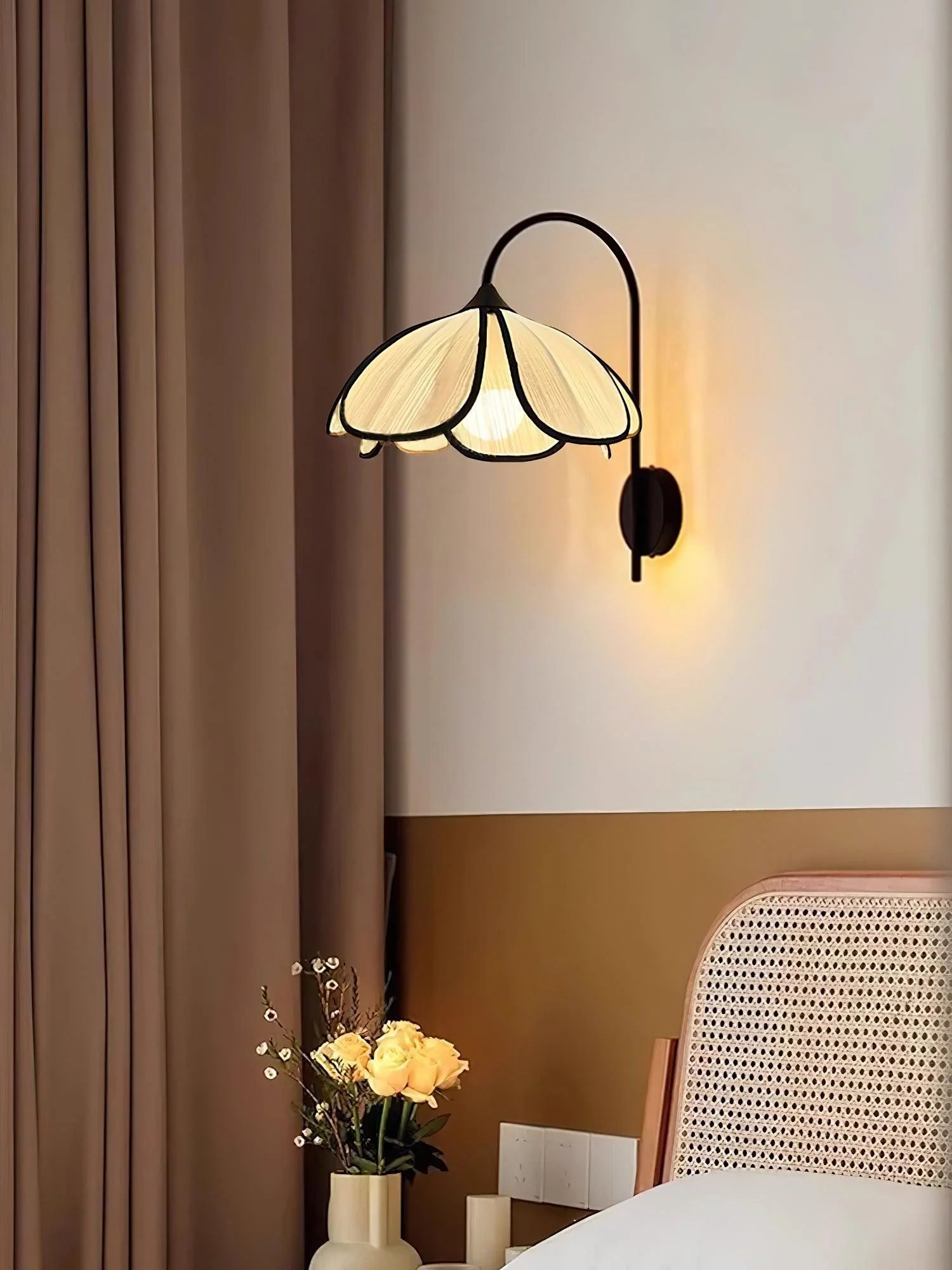 Ivsiliel Natural Burnt Petal Wall Lamp - Image 24