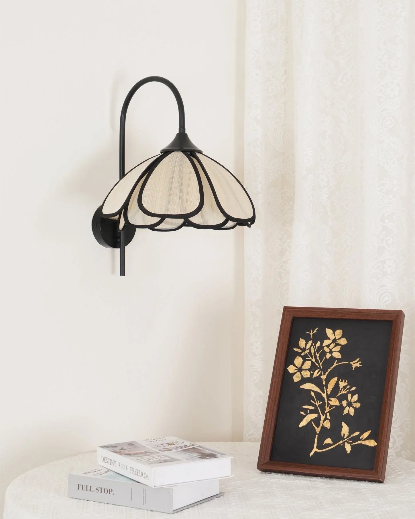 Ivsiliel Natural Burnt Petal Wall Lamp - Image 9