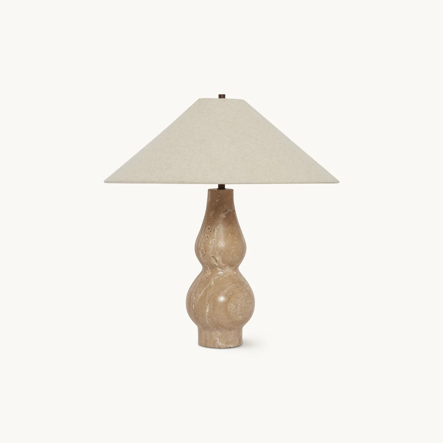 Ivy Curved Wooden Table Lamp