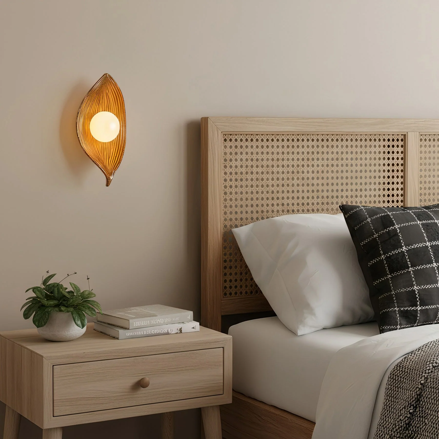 Iyana Farmhouse Resin Wall Light - Image 5