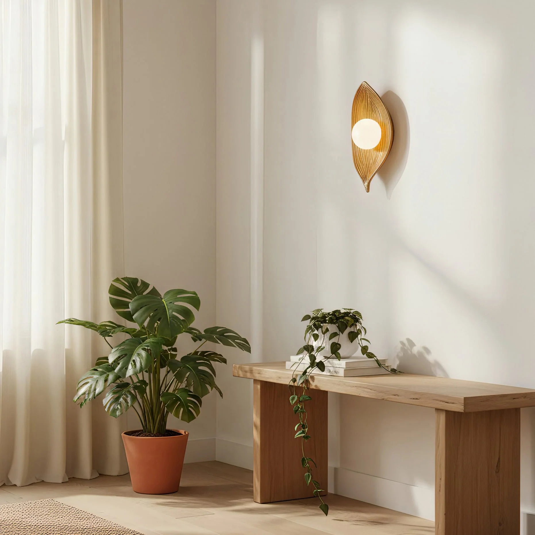 Iyana Farmhouse Resin Wall Light - Image 7