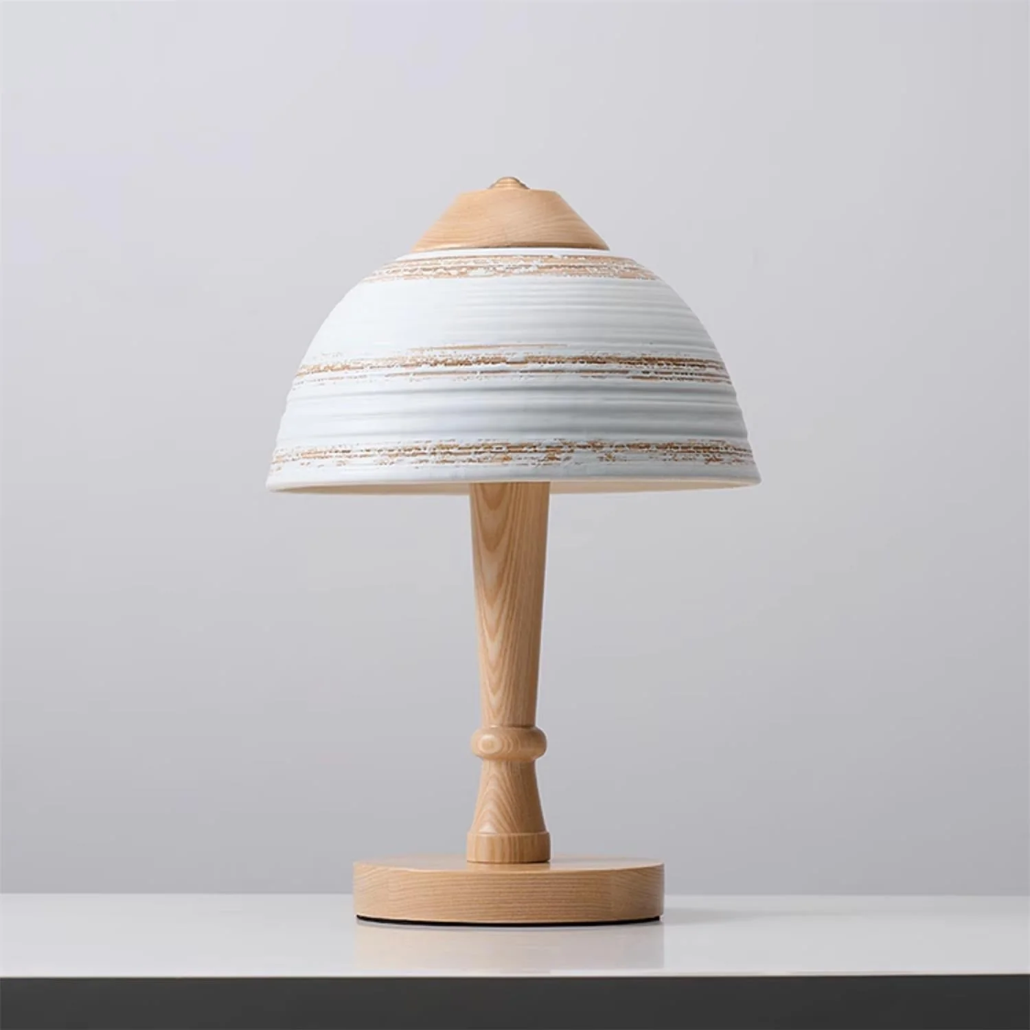 Japanese Farmhouse Wood Table Lamp - Image 16