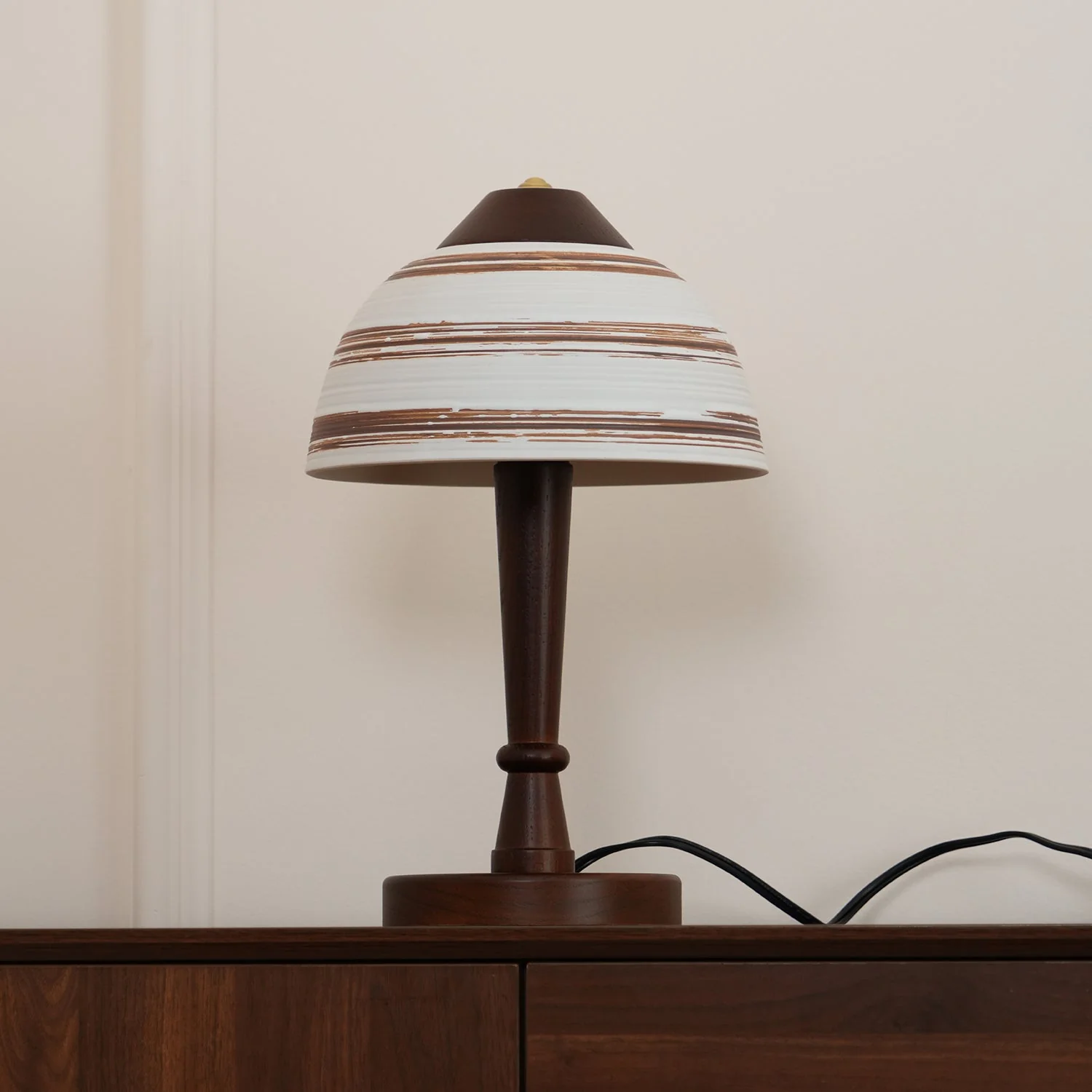 Japanese Farmhouse Wood Table Lamp - Image 5