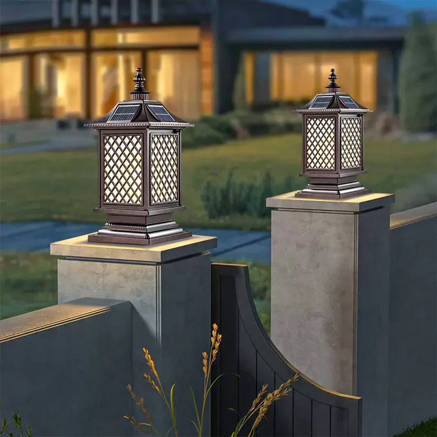 Jeroe Three Color Temperature Outdoor Pillar Light