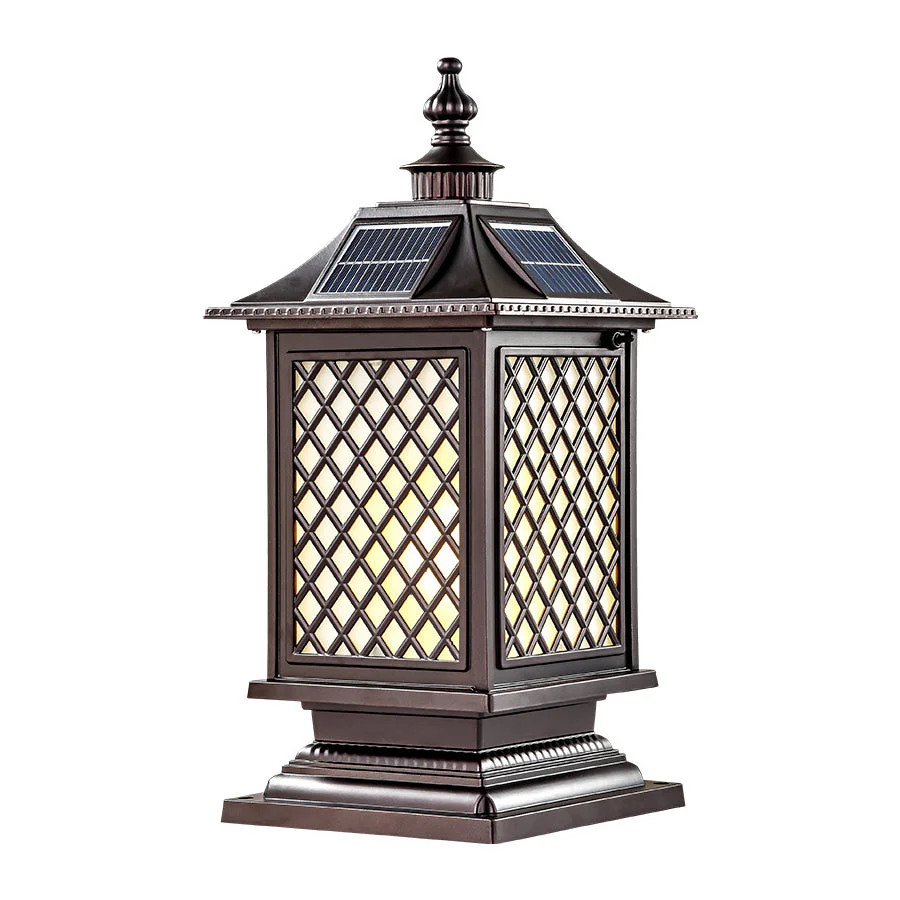 Jeroe Three Color Temperature Outdoor Pillar Light - Image 6