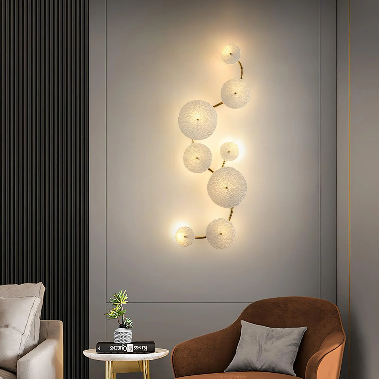 Jesse Elegance Nordic Art Petal Wall Lamp - Image 12