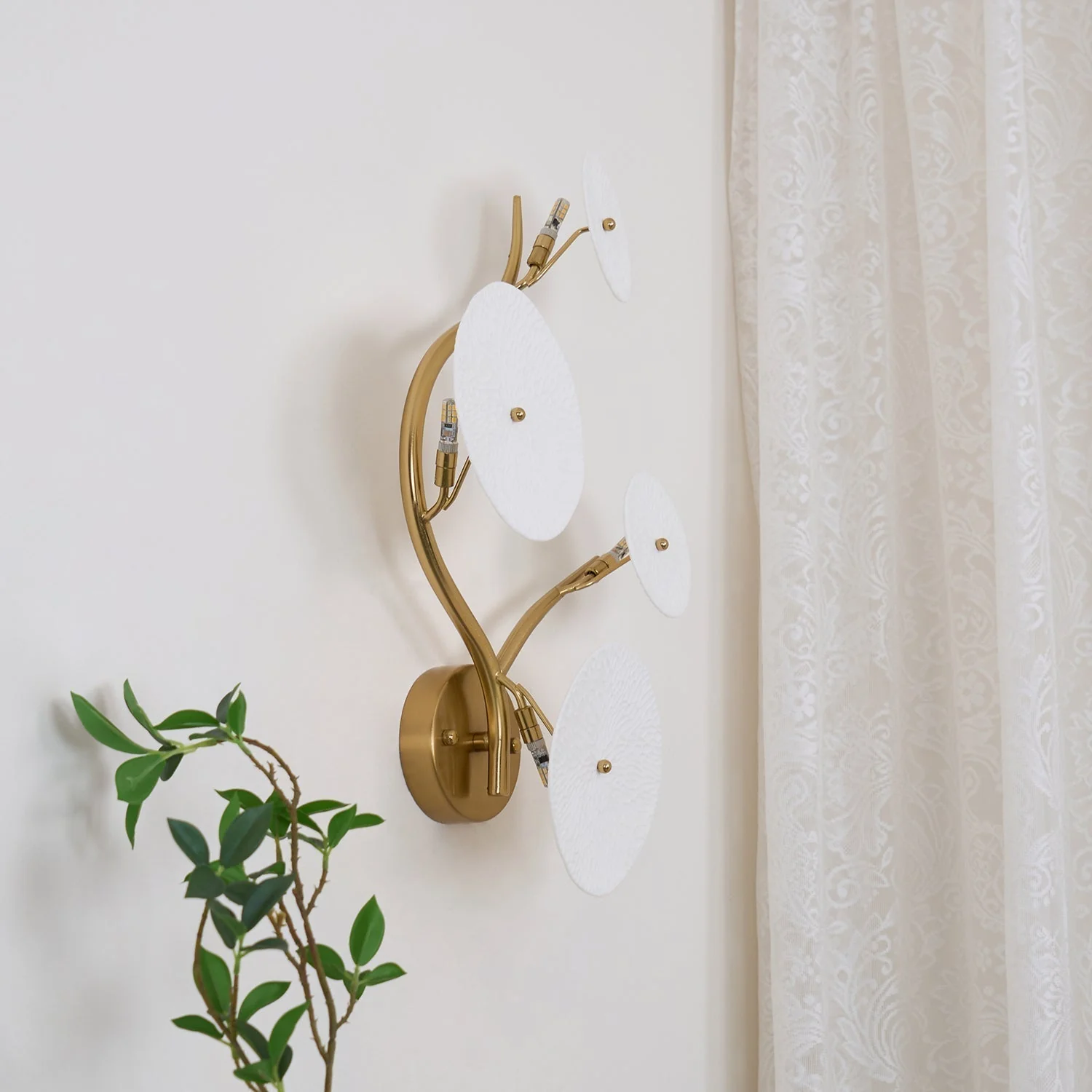 Jesse Elegance Nordic Art Petal Wall Lamp - Image 18