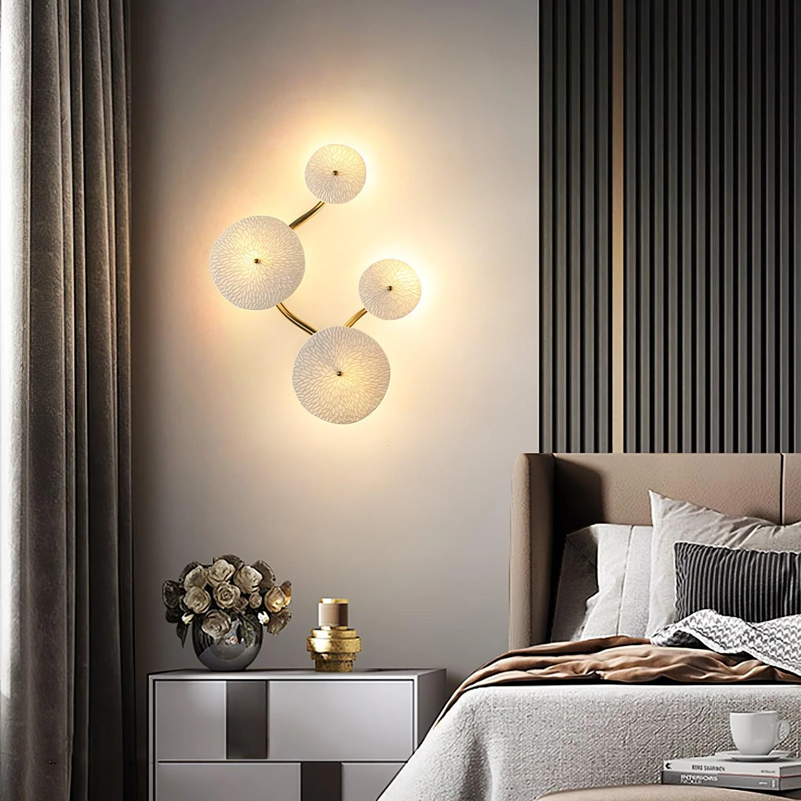Jesse Elegance Nordic Art Petal Wall Lamp - Image 23
