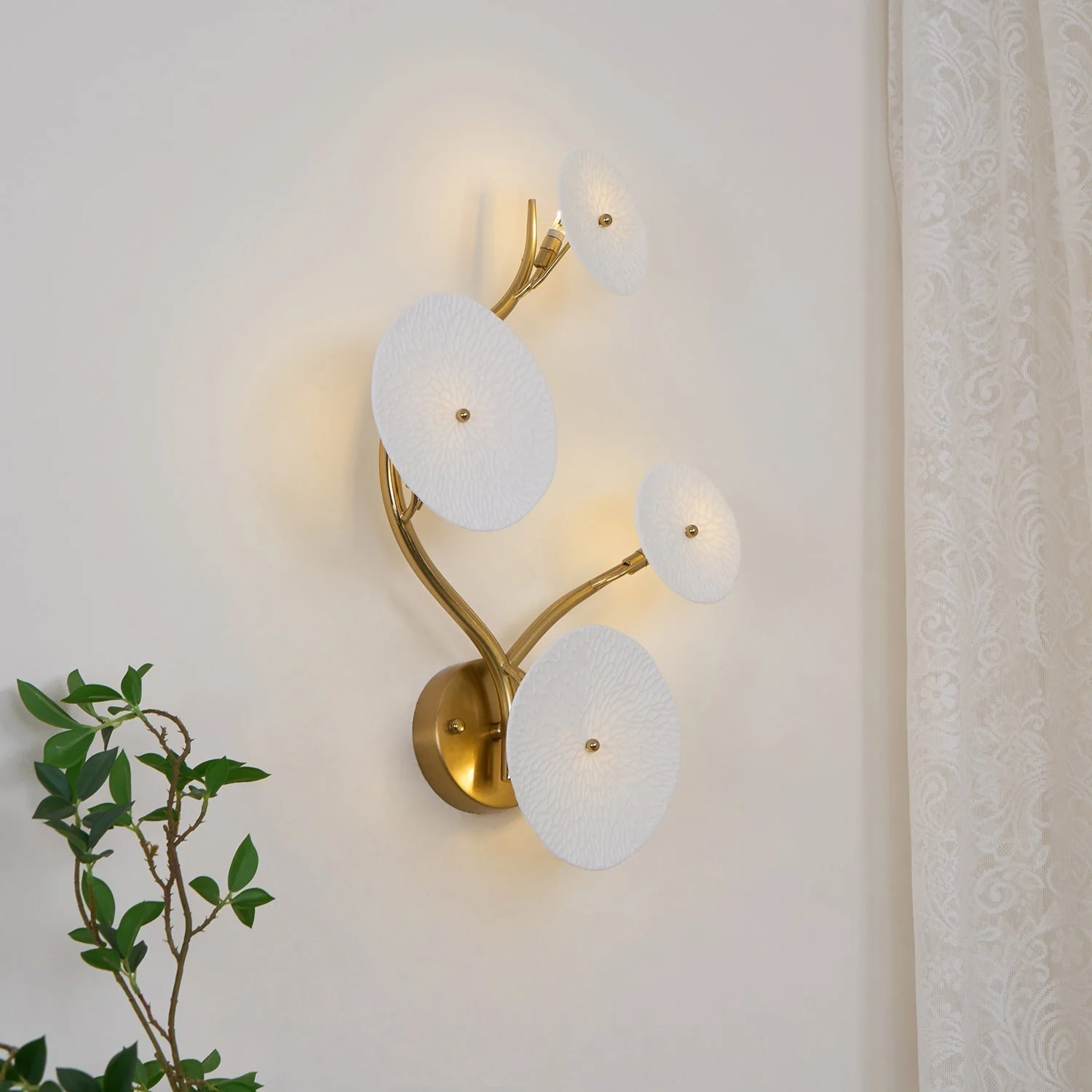 Jesse Elegance Nordic Art Petal Wall Lamp - Image 28