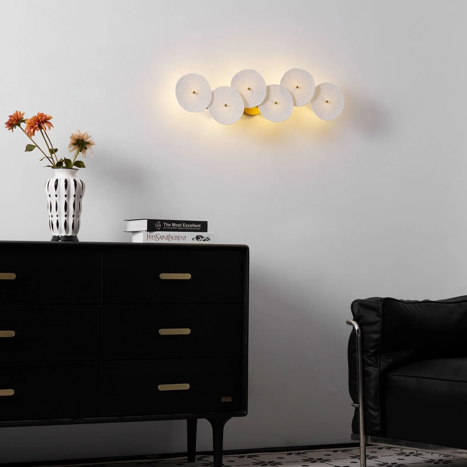 Jesse Elegance Nordic Art Petal Wall Lamp - Image 46