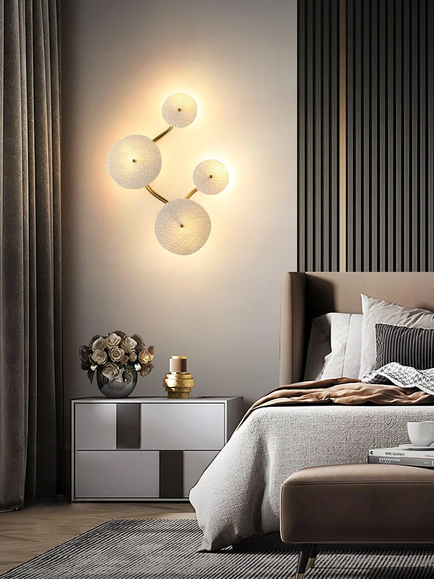 Jesse Elegance Nordic Art Petal Wall Lamp - Image 7