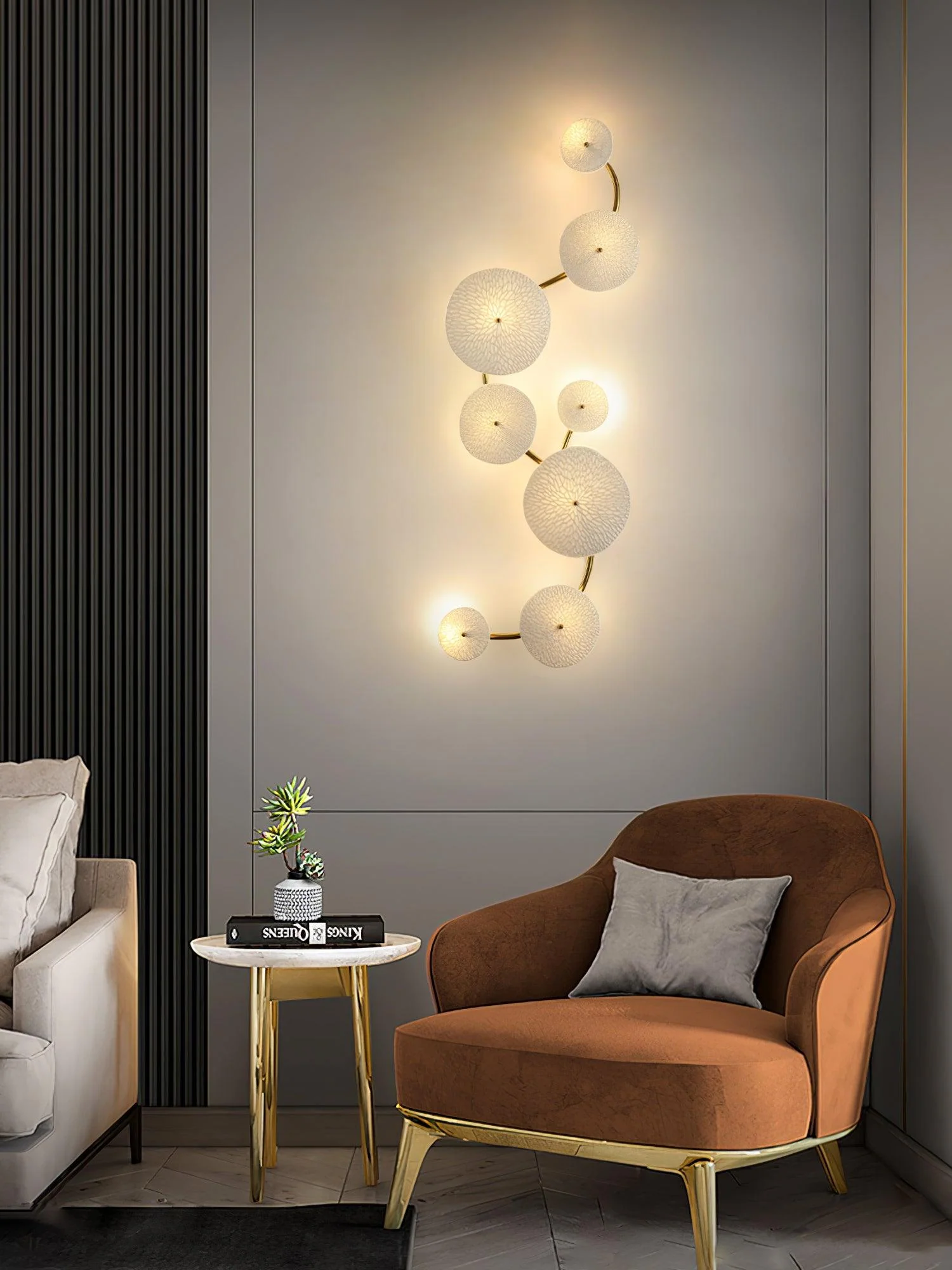 Jesse Elegance Nordic Art Petal Wall Lamp - Image 8