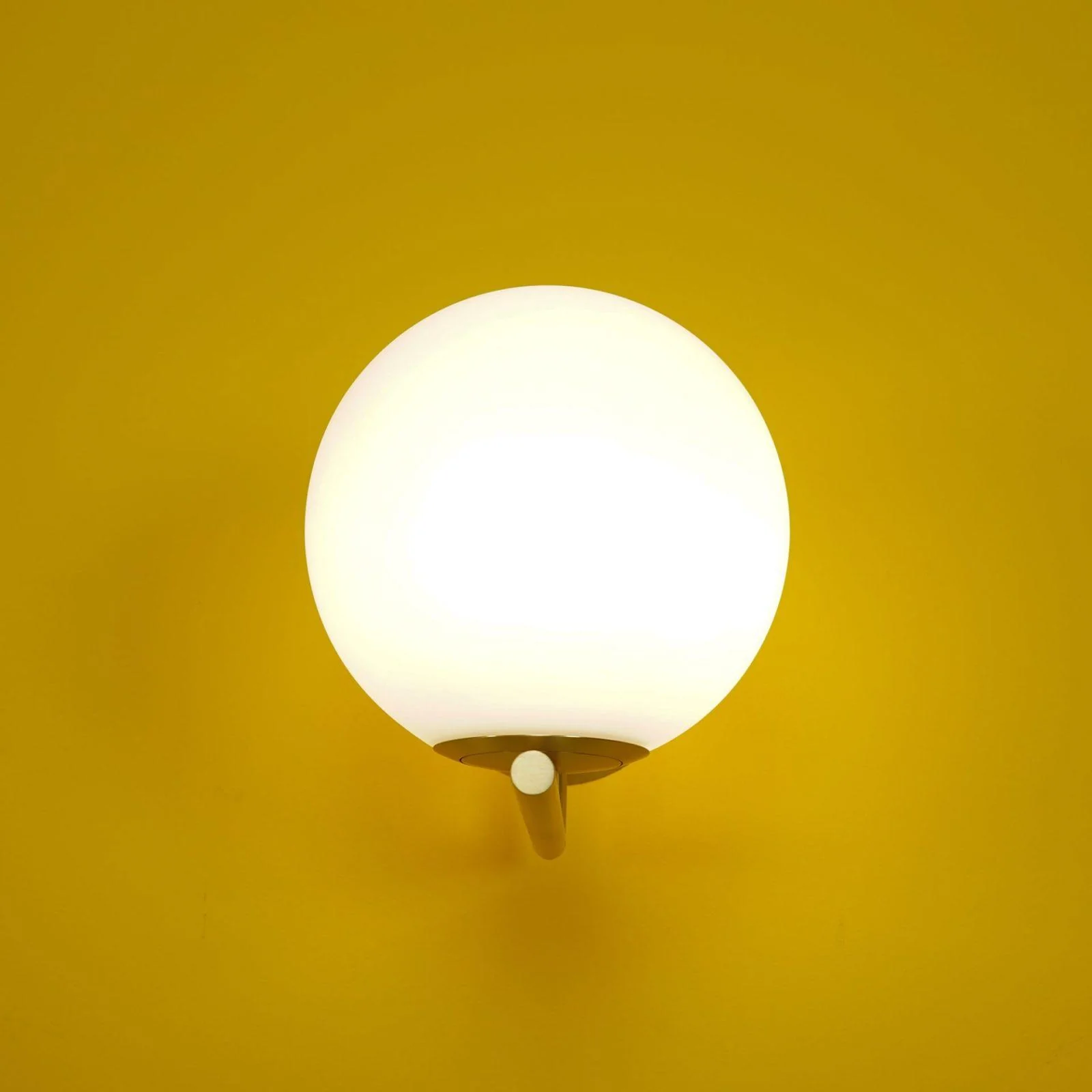 Joanna Modern Minimalist Opal Blown Glass Wall Lamp - Image 10