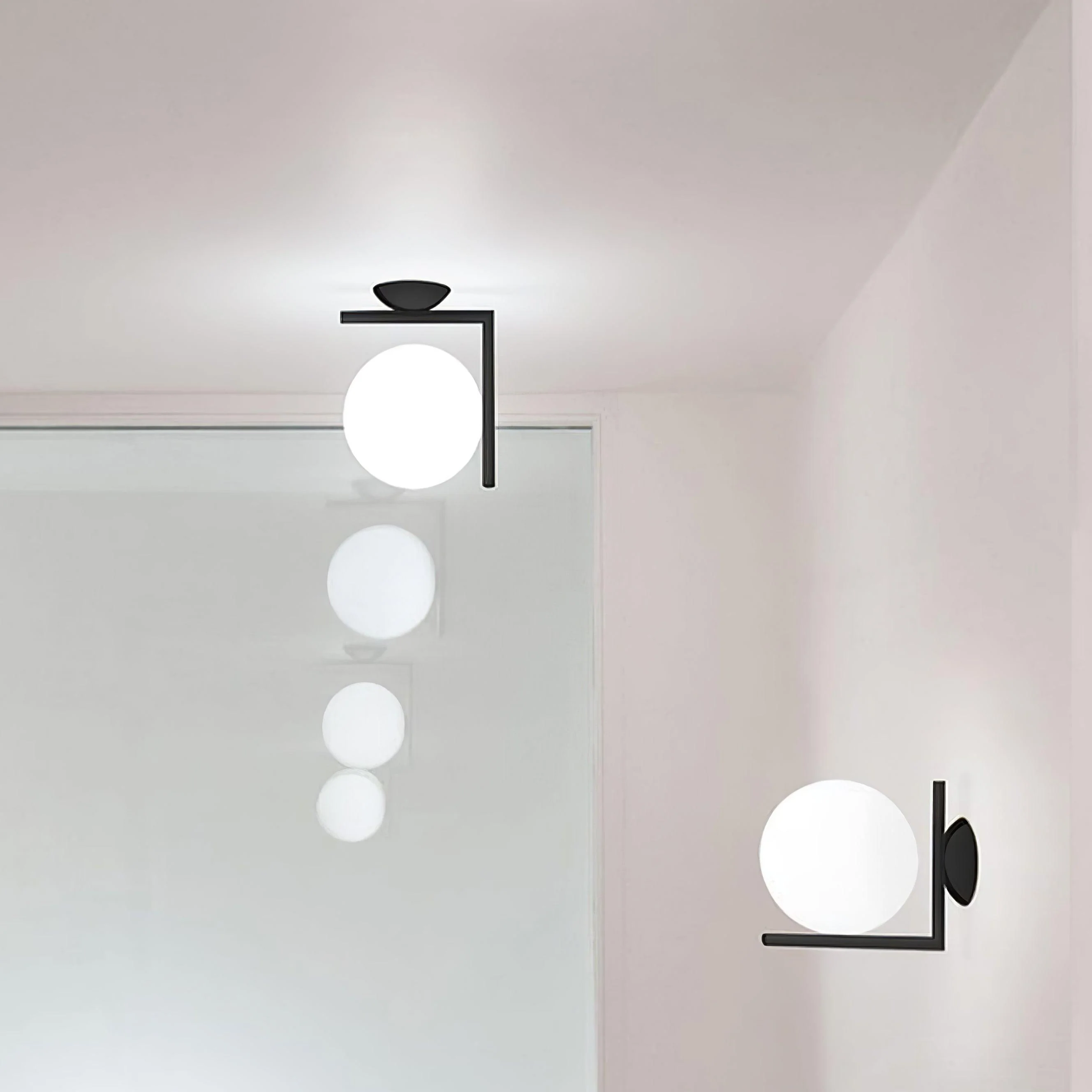 Joanna Modern Minimalist Opal Blown Glass Wall Lamp - Image 36