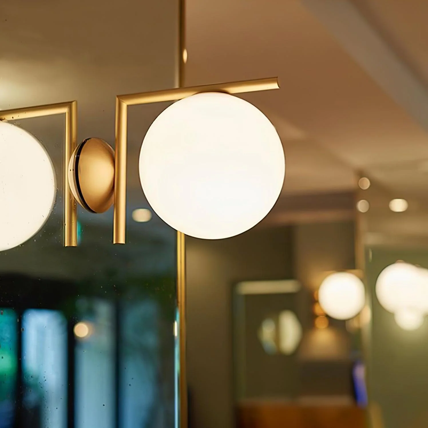 Joanna Modern Minimalist Opal Blown Glass Wall Lamp - Image 43