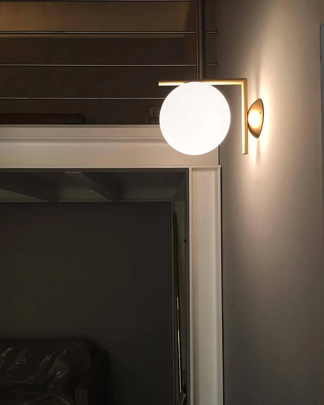 Joanna Modern Minimalist Opal Blown Glass Wall Lamp - Image 45