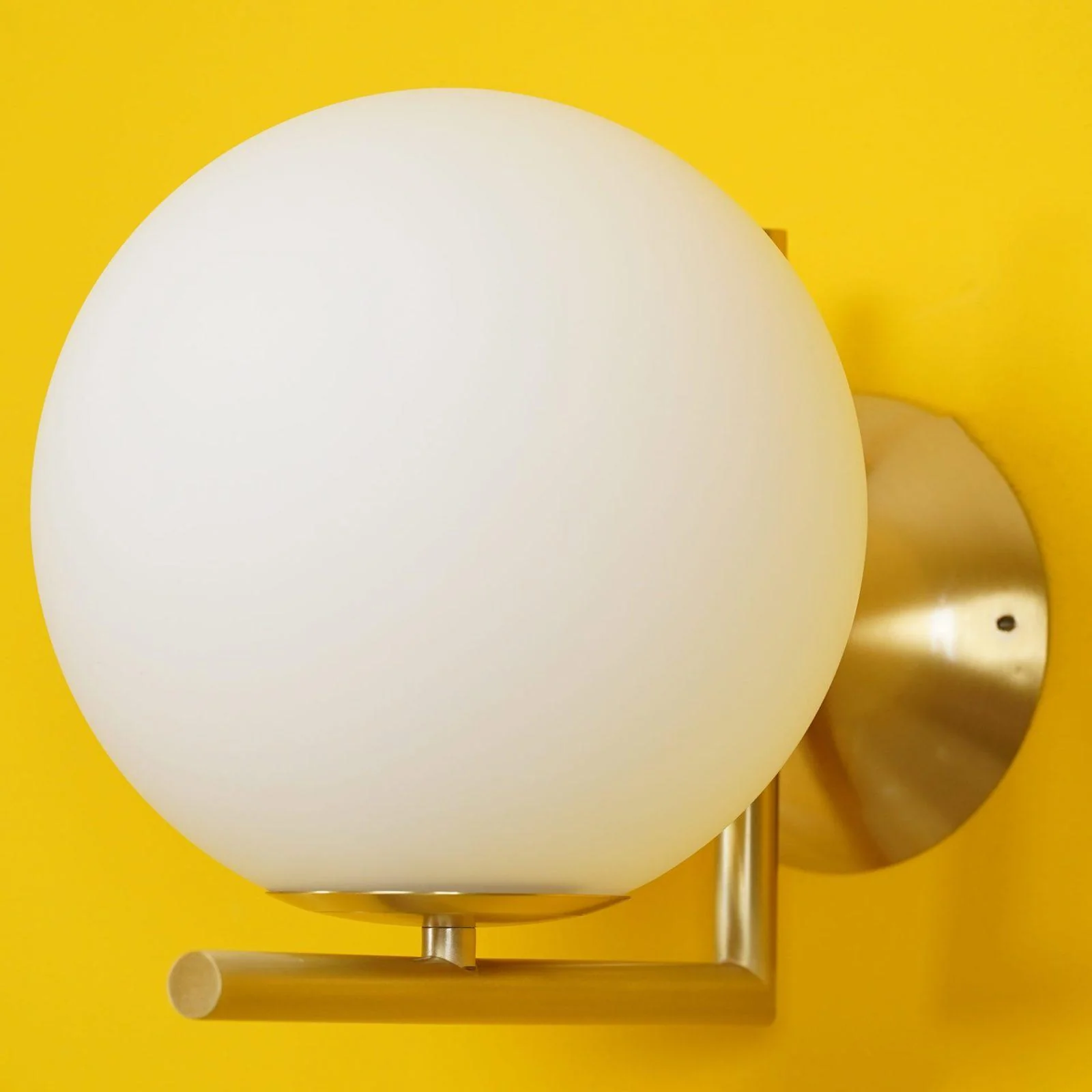 Joanna Modern Minimalist Opal Blown Glass Wall Lamp - Image 5