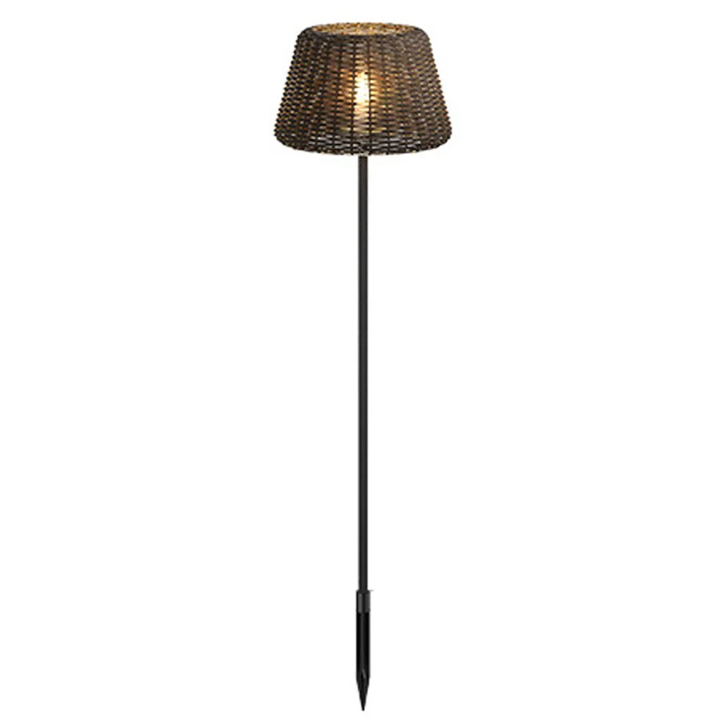 Jocelyn Elegant Rattan Outdoor Floor Lamp Pendant Light - Image 11