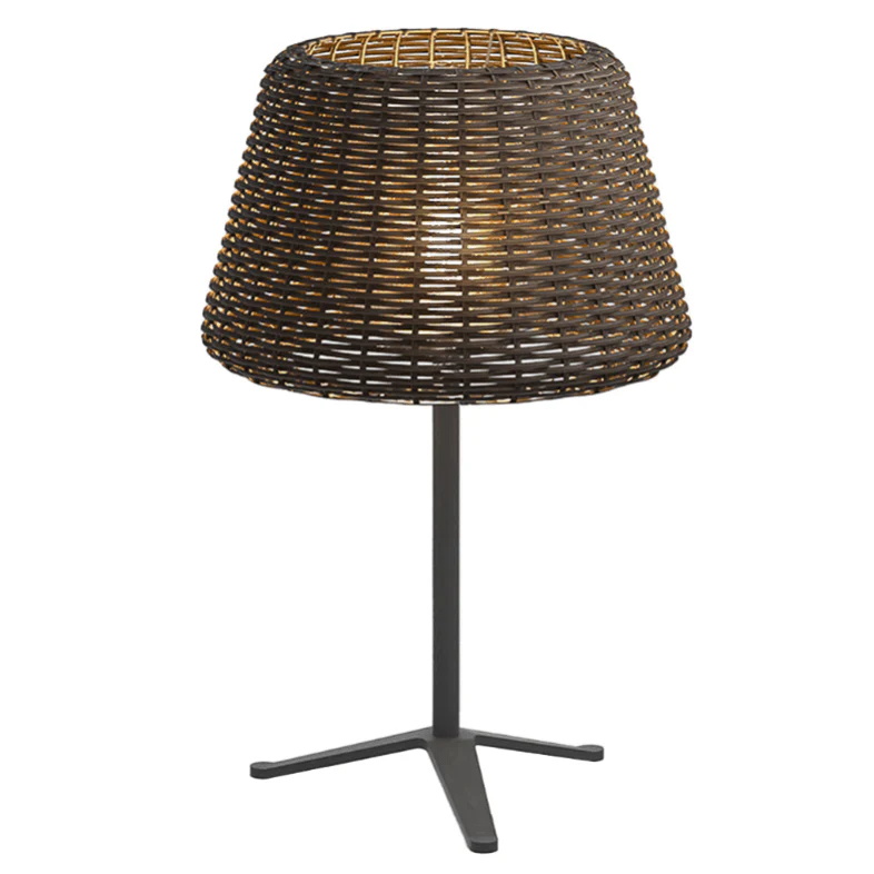 Jocelyn Elegant Rattan Outdoor Floor Lamp Pendant Light - Image 12