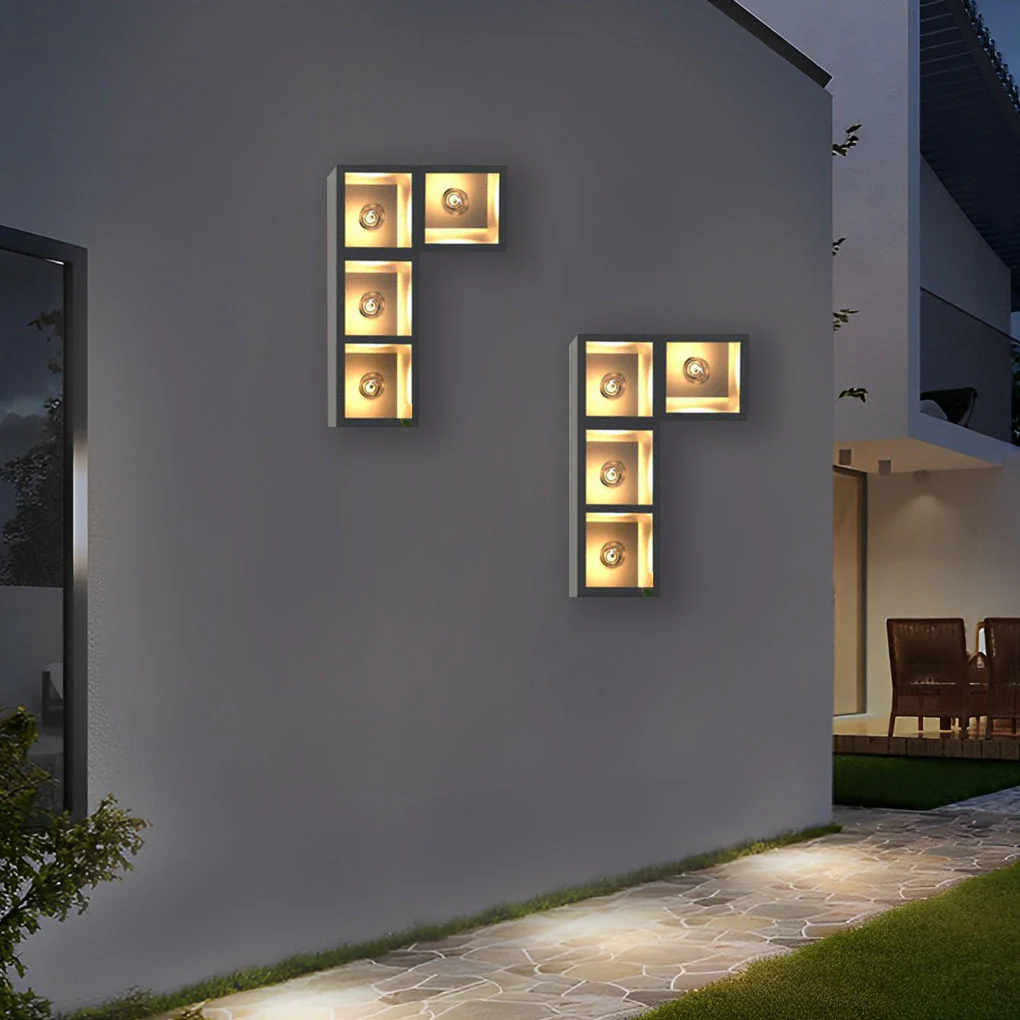 Joeph Creative Combination Glass Outdoor Wall Lamp - Image 15