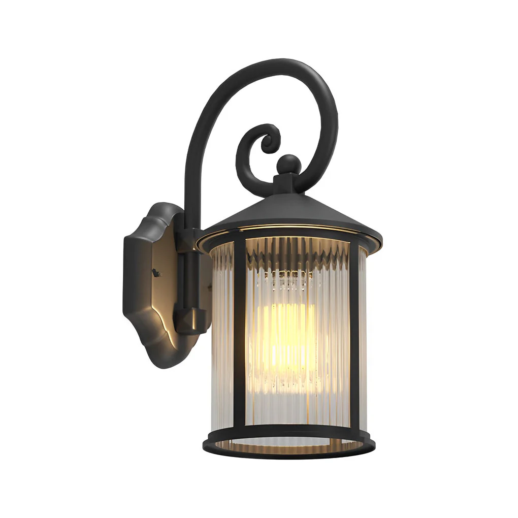 Joseph Striped Retro Outdoor Wall Lights - Image 5