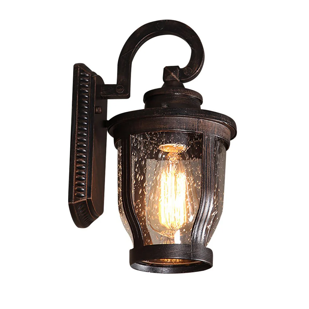 Joshua Retro Creative Vintage Glass Outdoor Wall Lights - Image 3
